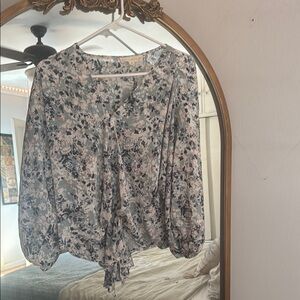 Lovestitch Blue Floral Blouse